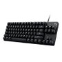 Logitech G413 TKL SE - Teclado Gaming Mecánico Táctil para PC, Interruptores Táctiles, Teclas PBT, Cubierta Aluminio, Retroiluminación LED Blanca, USB, Sin Teclado Numérico